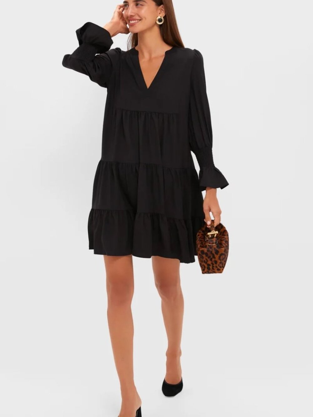 Tuckernuck Pomander Plance Kenzo Dress Black Crepe Size L
